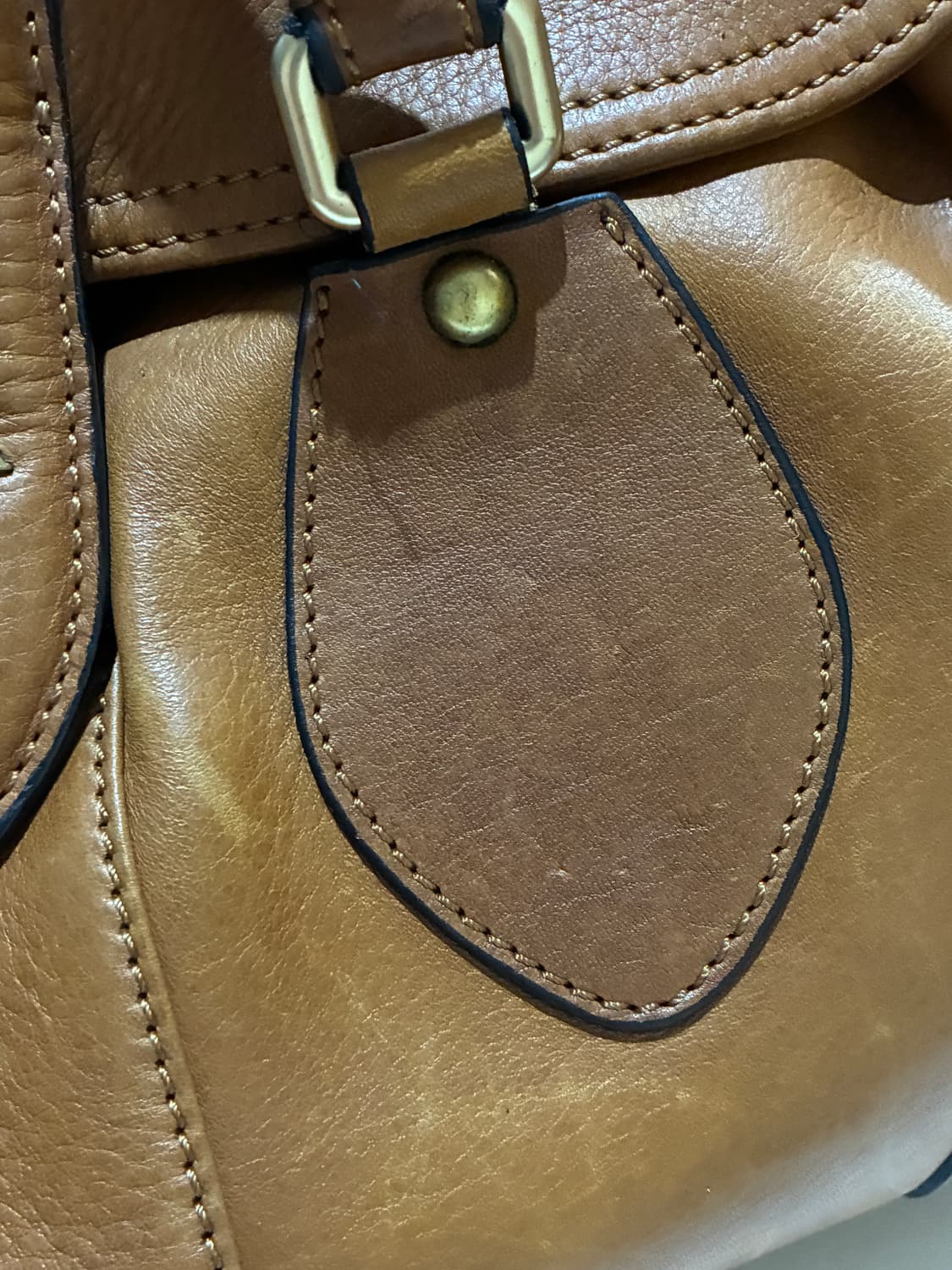 PRADA 프라다 브라운 가죽 보스턴백 aw 상품이미지8