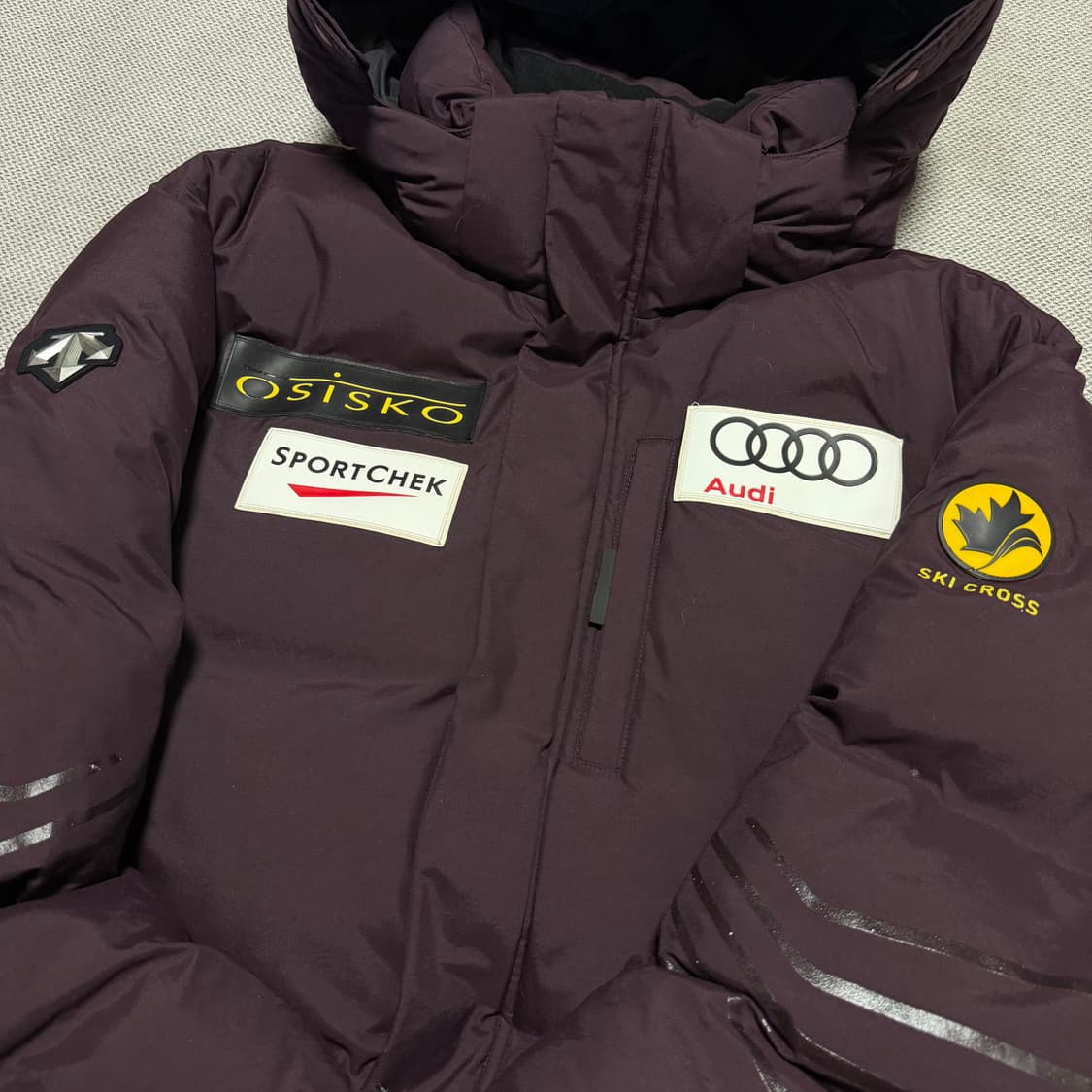 데상트 아우디 캐나다팀 사파리 다운 패딩 자켓 상품이미지4