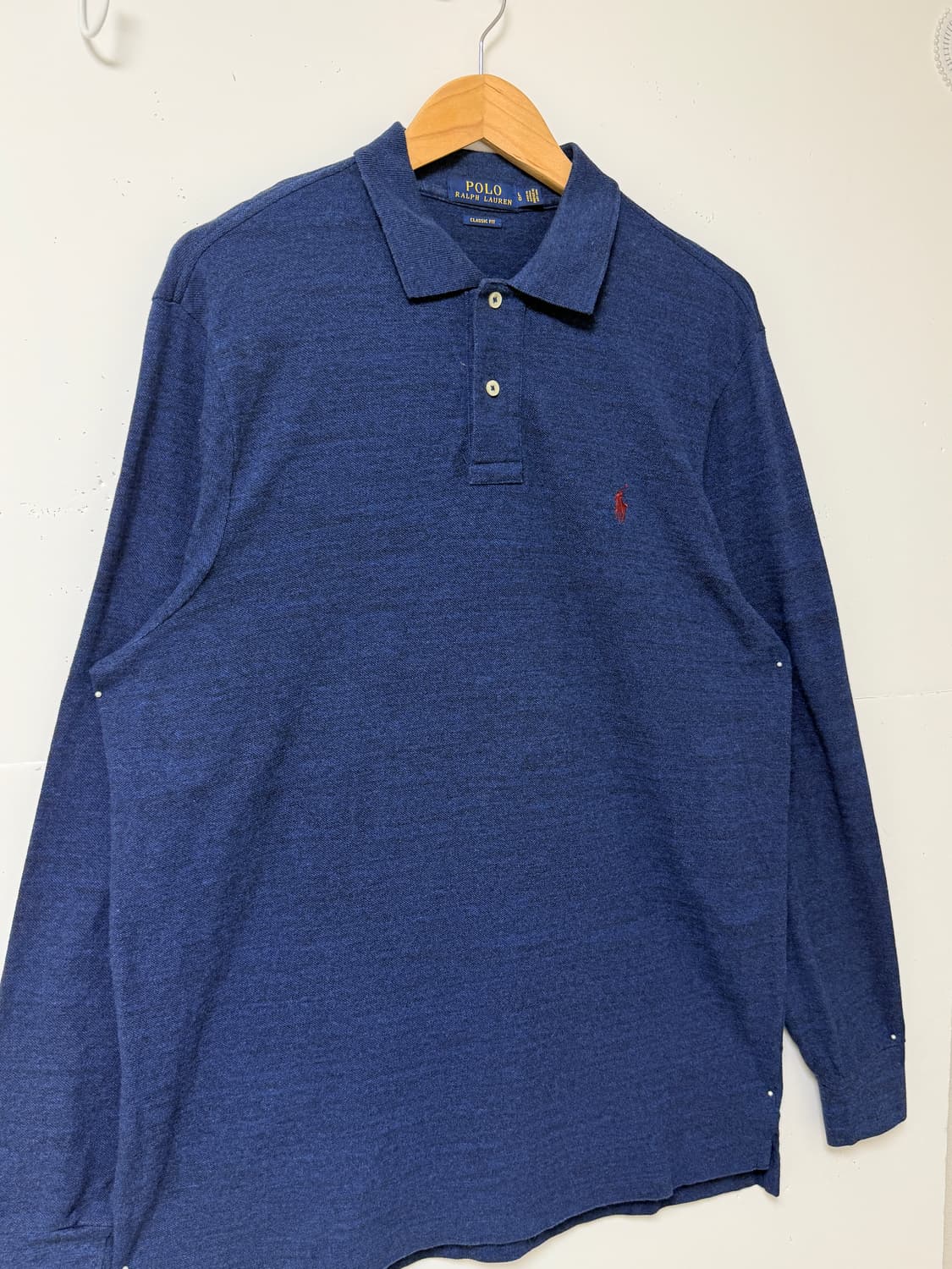💙폴로 랄프로렌 포니 로고 긴팔 카라티 L 💙 상품이미지3
