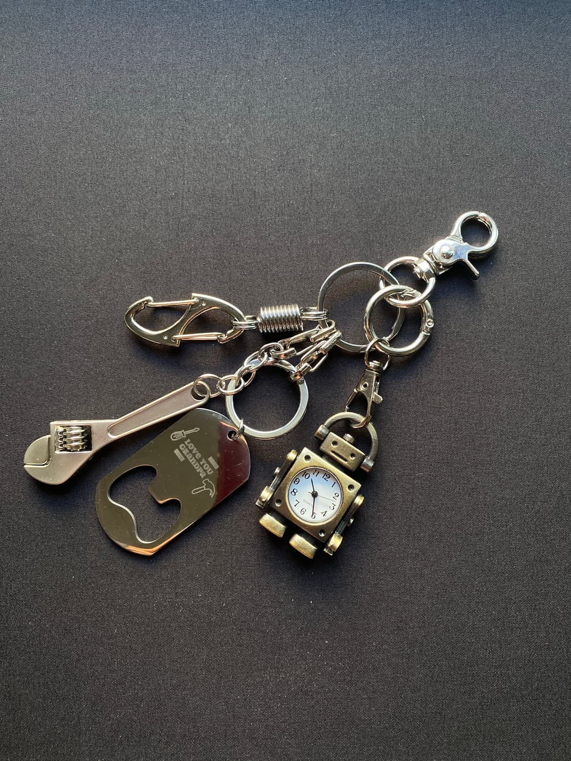 로봇 시계 2way 키링 상품이미지1