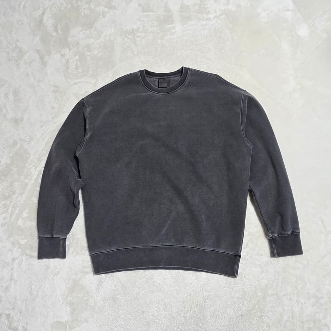 (L)소버먼트 980G 피그먼트 맨투맨 상품이미지1