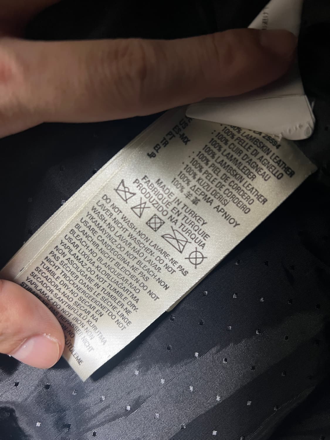 디젤 / 램스킨 레더자켓 상품이미지8