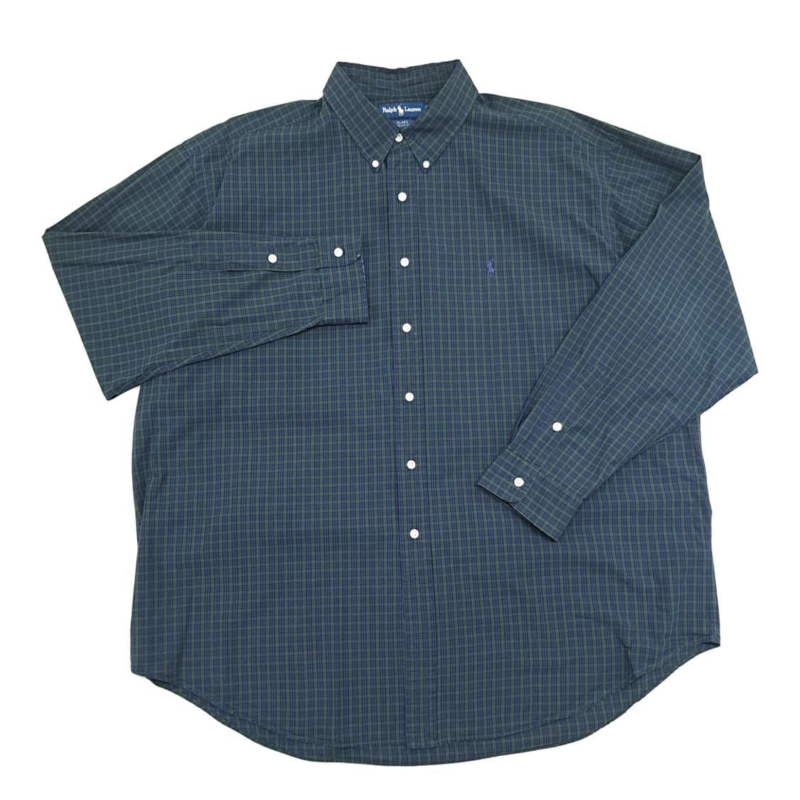 CN790 2XL 폴로 랄프로렌 모던블랙워치 타탄체크 긴팔 셔츠 남방 상품이미지2