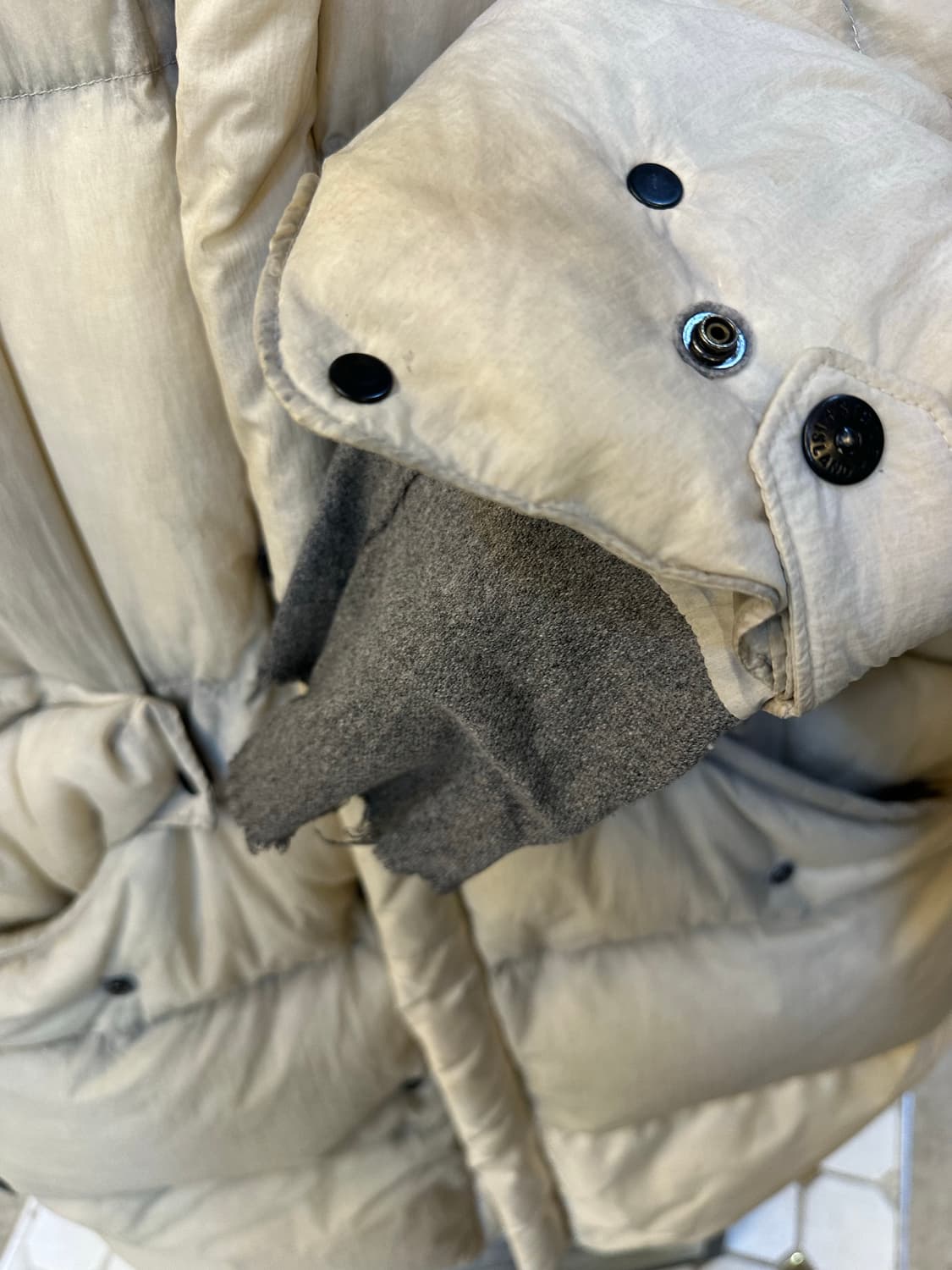 스톤아일랜드 화이트 패딩 상품이미지6