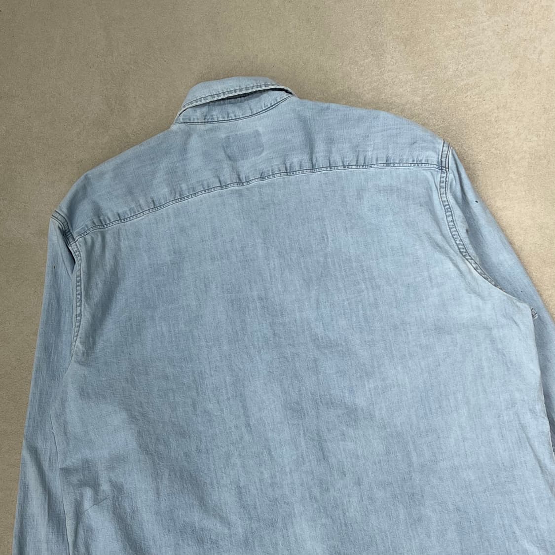 랭글러 투포켓 데님셔츠 s08859 상품이미지4