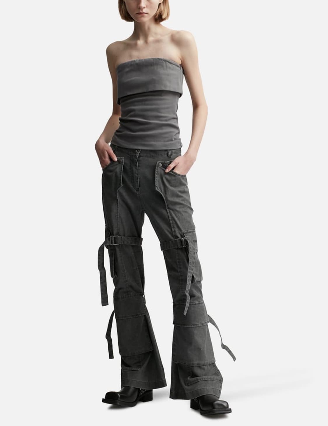 아크네스튜디오 스트랩 디테일 카고팬츠 상품이미지2
