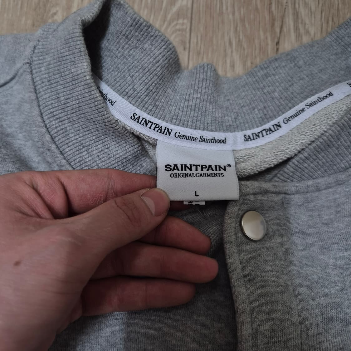 세인트페인 오리지널 가먼츠 성조기 패치 코튼 스타디움 자켓 L(100) 상품이미지7