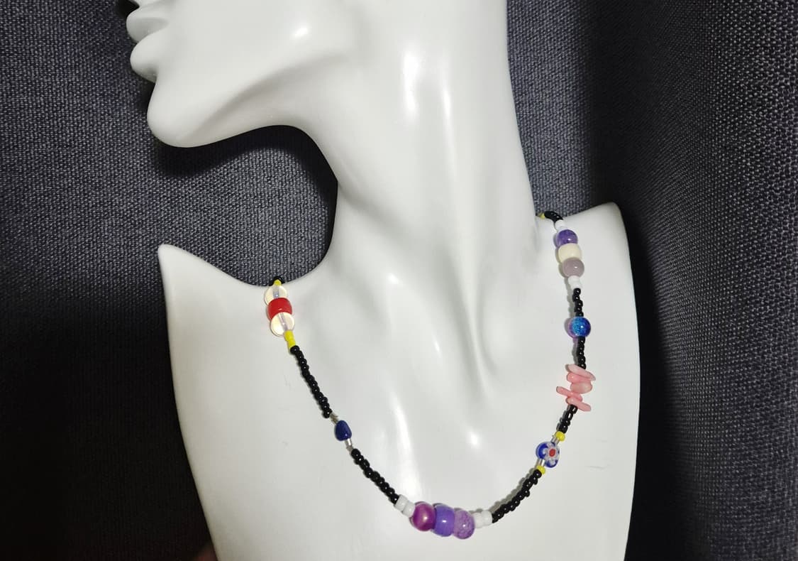 핸드메이드 유니크 목걸이  상품이미지2