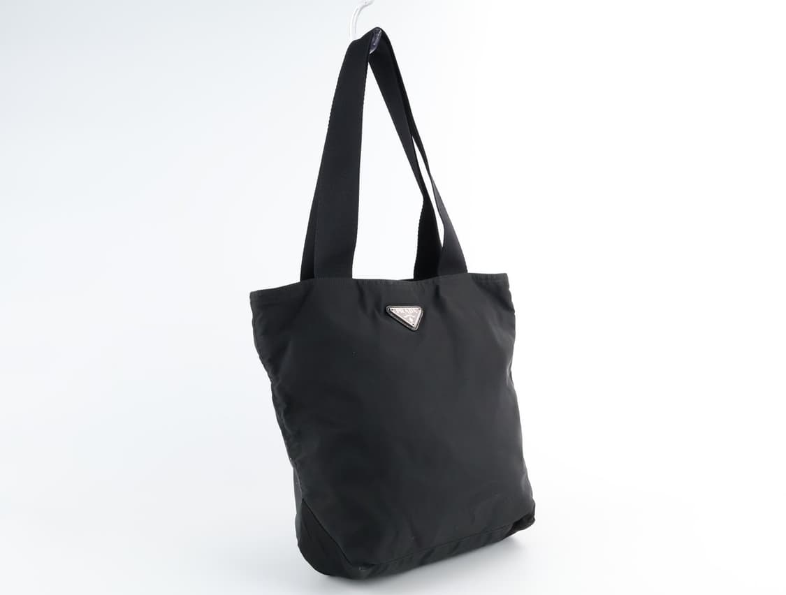 프라다 삼각로고 빅 숄더백 쇼퍼백 나일론 토트백 블랙 상품이미지1
