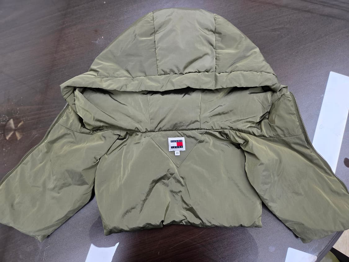 타미진스 퀼팅 자켓 카키색 XS 상품이미지5