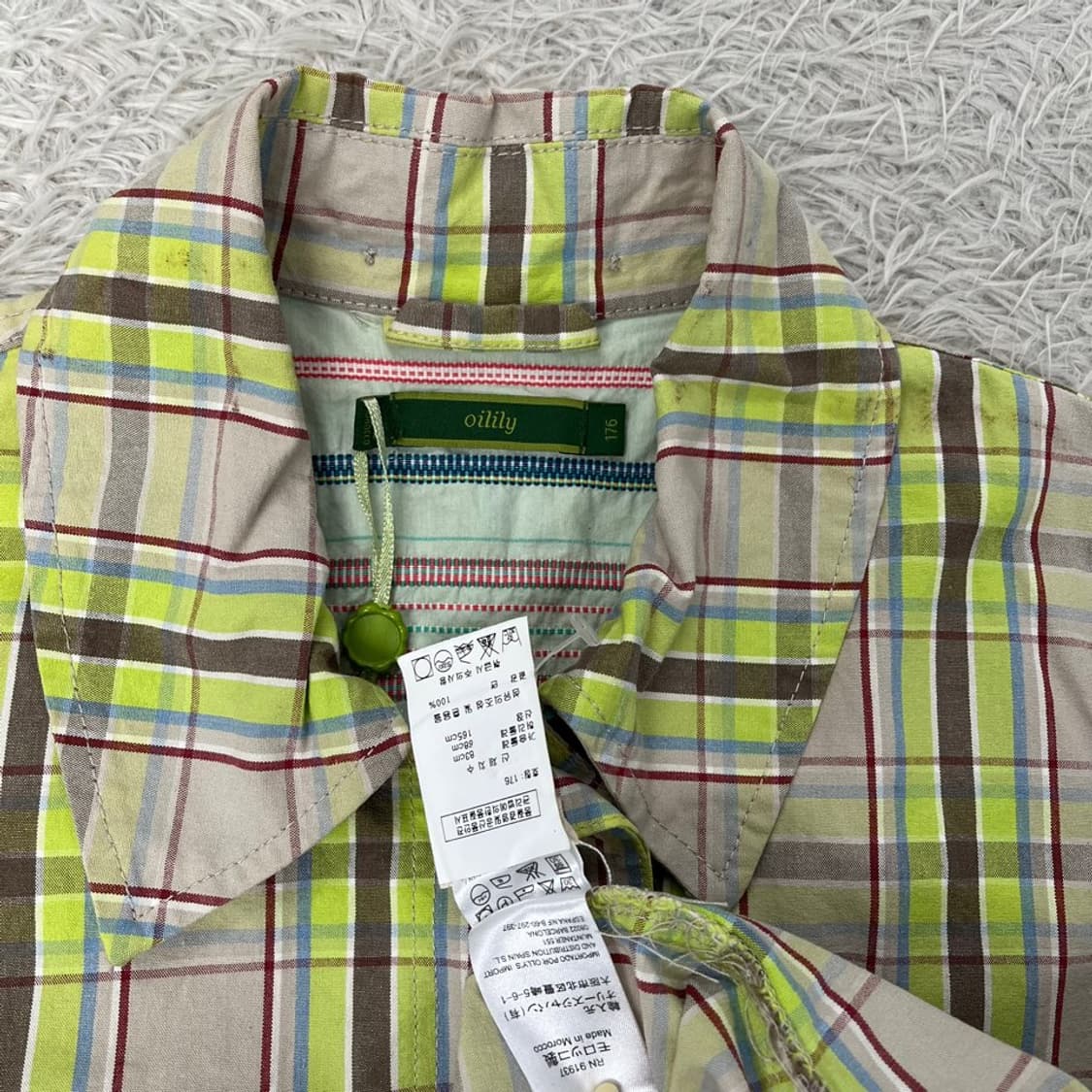 오일릴리 체크 코트/#3753 상품이미지9