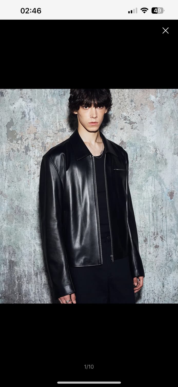 도프제이슨 램스킨 싱글 자켓 상품이미지1