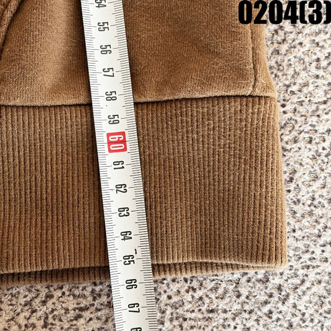 [XL] 게스G바이게스 브라운 빅로고 후드티 0204(3) 상품이미지7