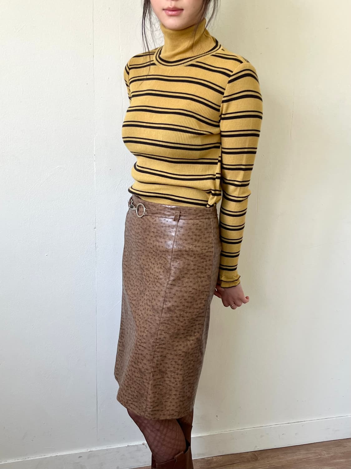 Diab’less 레더 스커트 상품이미지6