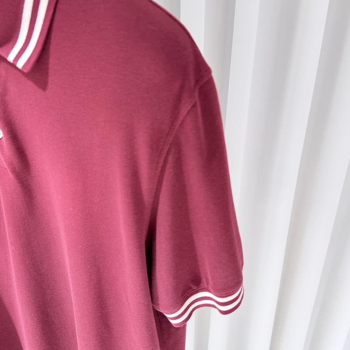 2XL / 브루넬로쿠치넬리 스트라이프 와인색 폴로 티셔츠 상품이미지3
