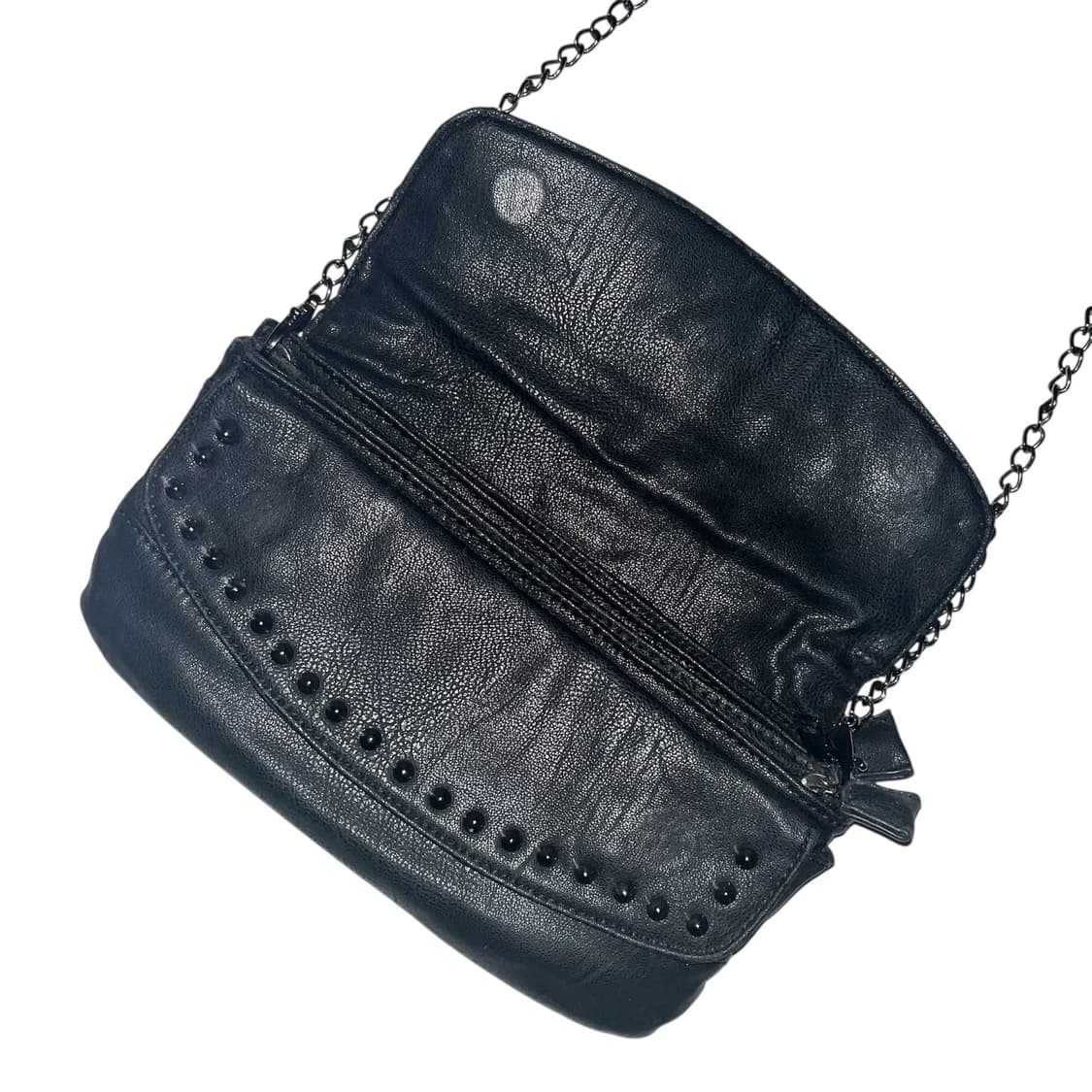 펑크 해골 스터드 가죽 미니백 가방 상품이미지3