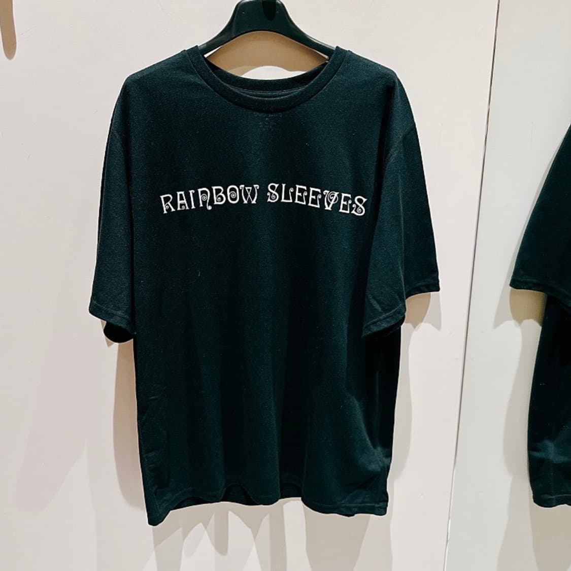 남이서팔 남성 블랙 크루넥 티셔츠 상품이미지1