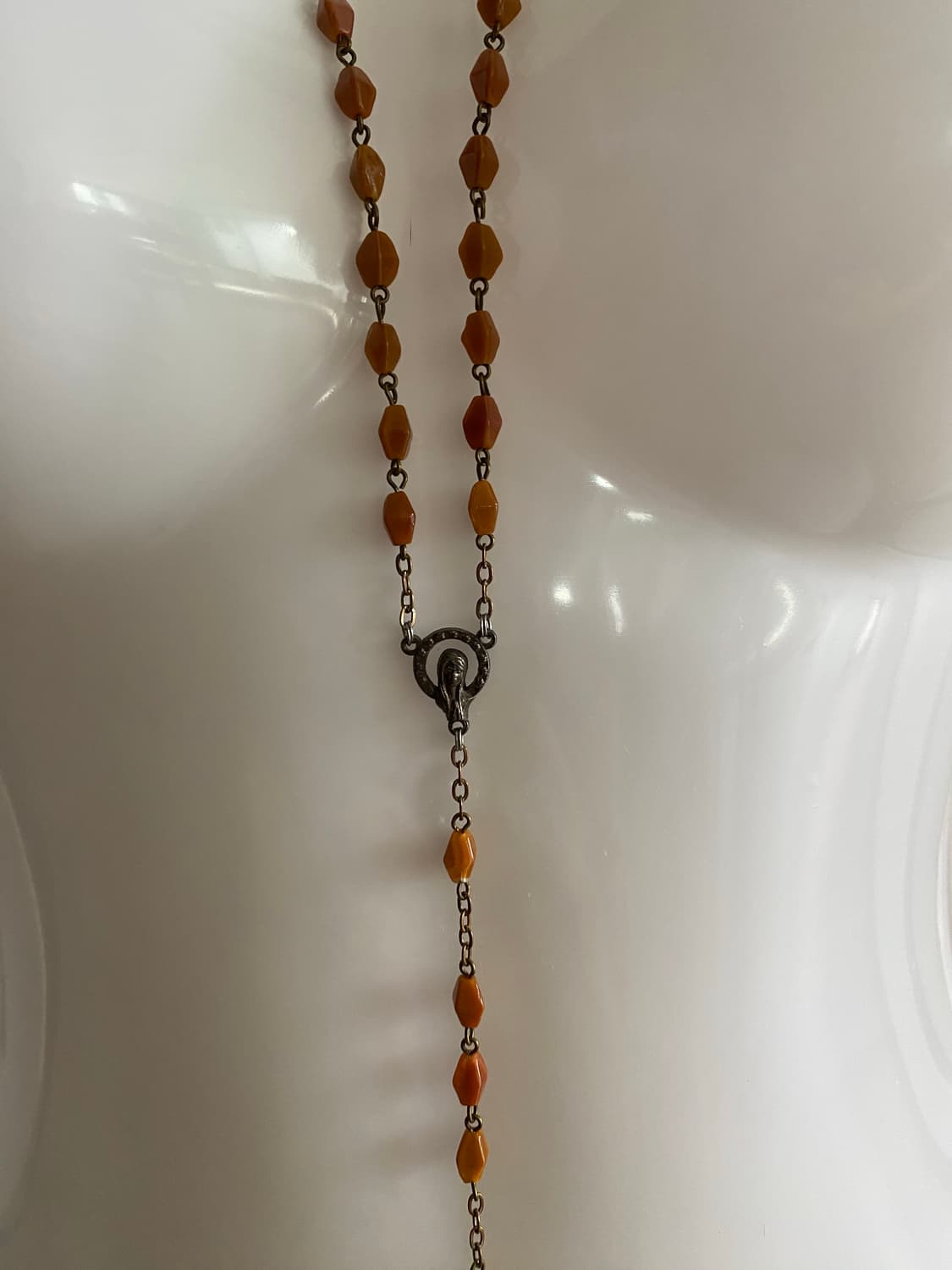 이태리 빈티지 묵주 목걸이 inri 앤틱 상품이미지3