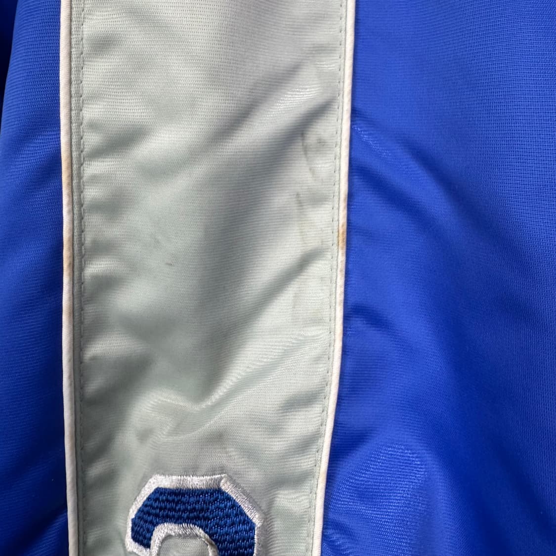 00s JPN VINTAGE 바시티 자켓 전면 빅로고 포인트 블루 상품이미지7