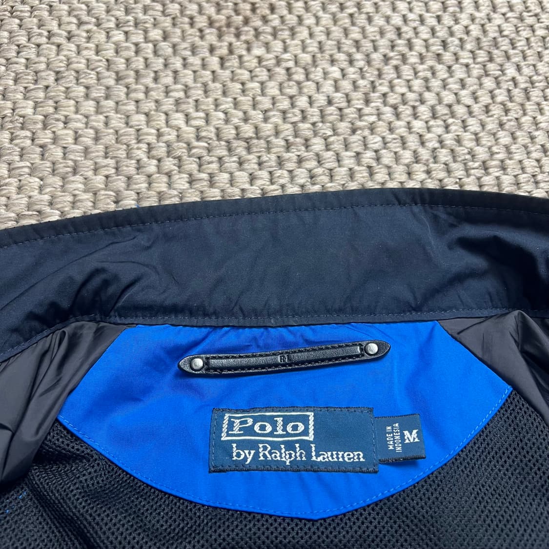 폴로 랄프로렌 폴리쉘 해링턴 자켓 블루 M 상품이미지5