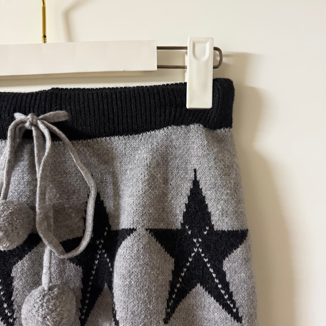 새상품 여자 니트 방울 반바지 (그레이) 상품이미지5