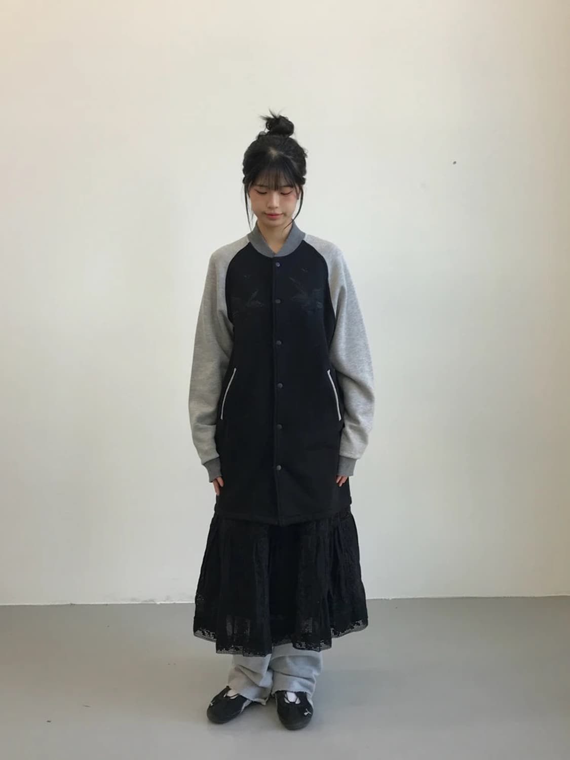 RUSS-K Eagle Embroidered Varsity Jacket 상품이미지1