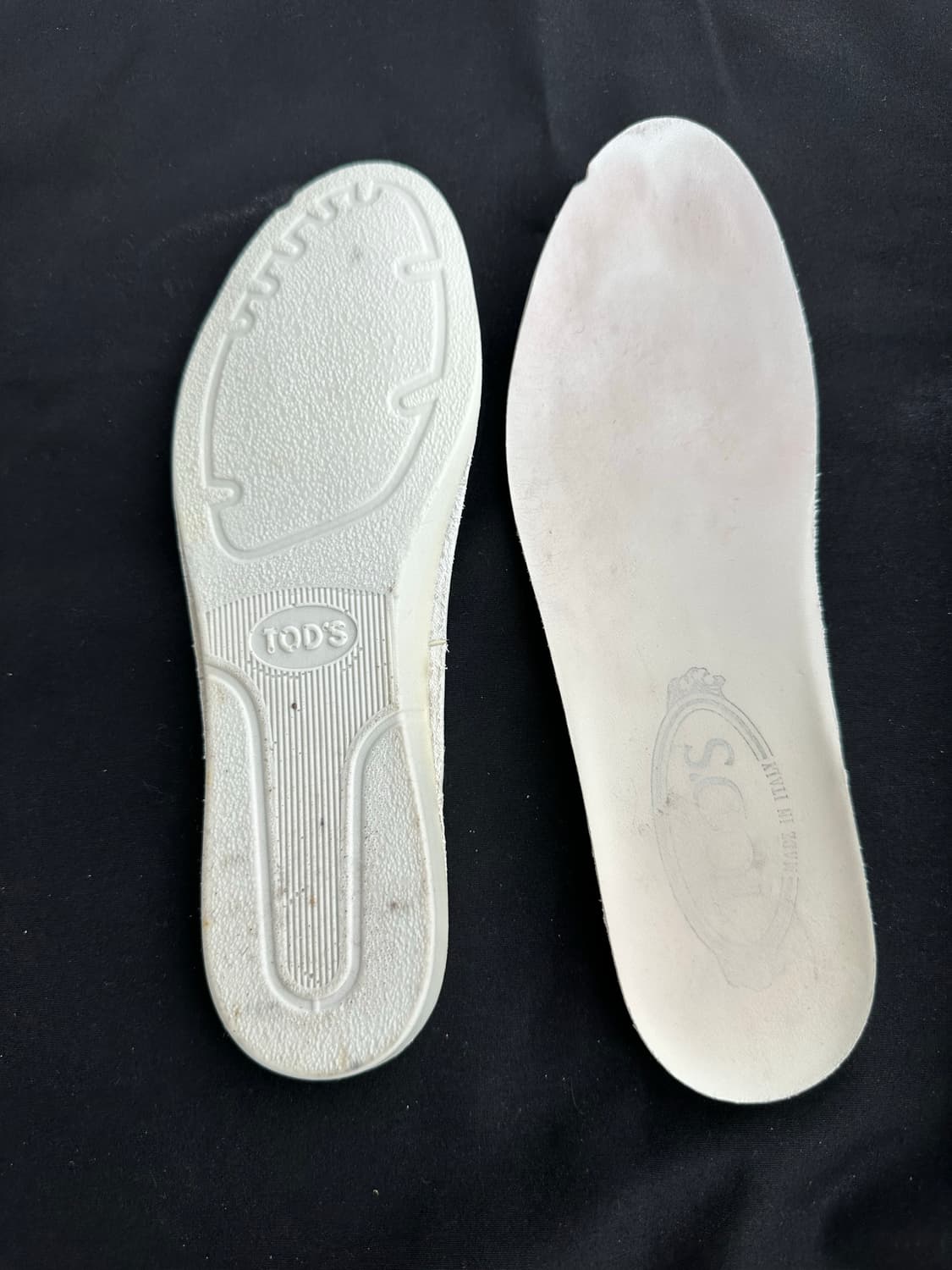 토즈 (TOD'S) 여성 메탈릭 실버 레더 스니커즈 (35사이즈) 상품이미지8