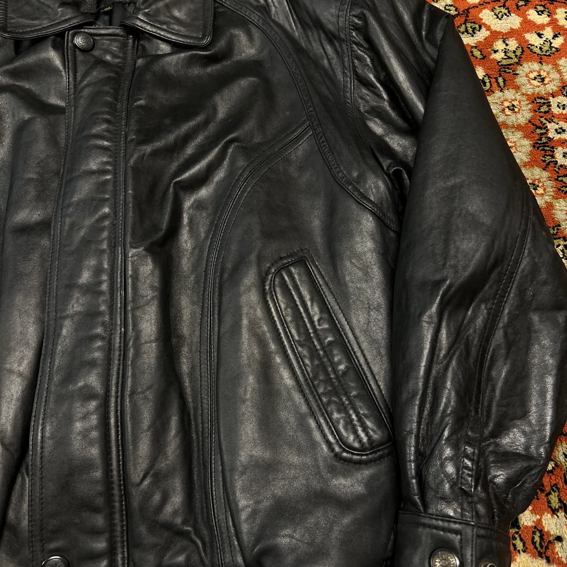 [100] 더헌트 빈티지 램스킨 레더 가죽자켓 상품이미지6