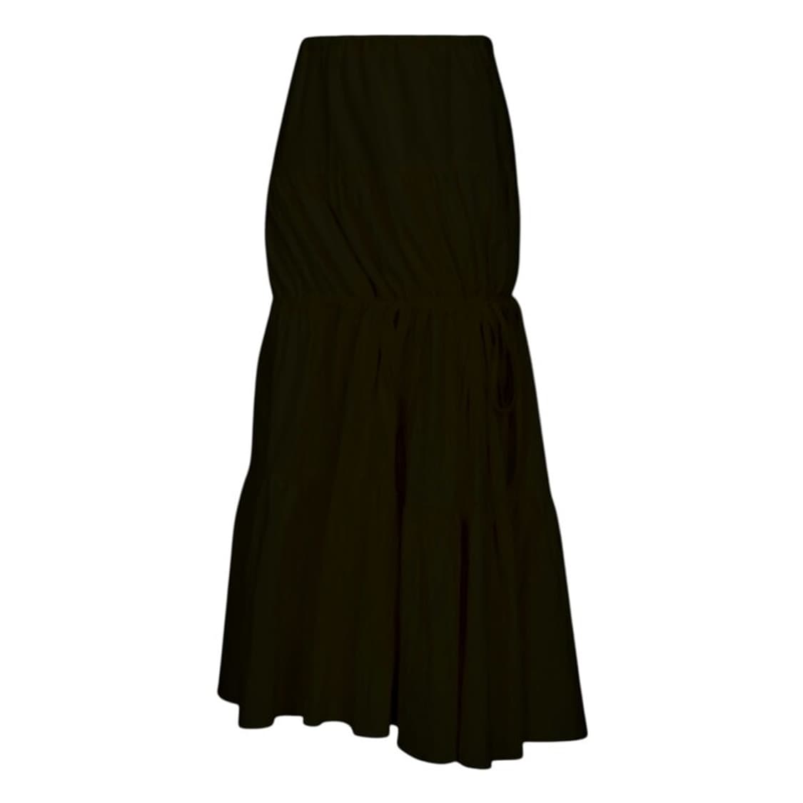 1133garden 1133가든 와일드 티어드 스커트 블랙 상품이미지2