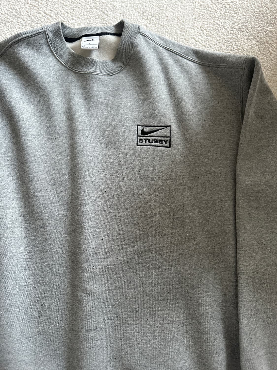 [L] 나이키 스투시 NRG 맨투맨 다크그레이 헤더 상품이미지3