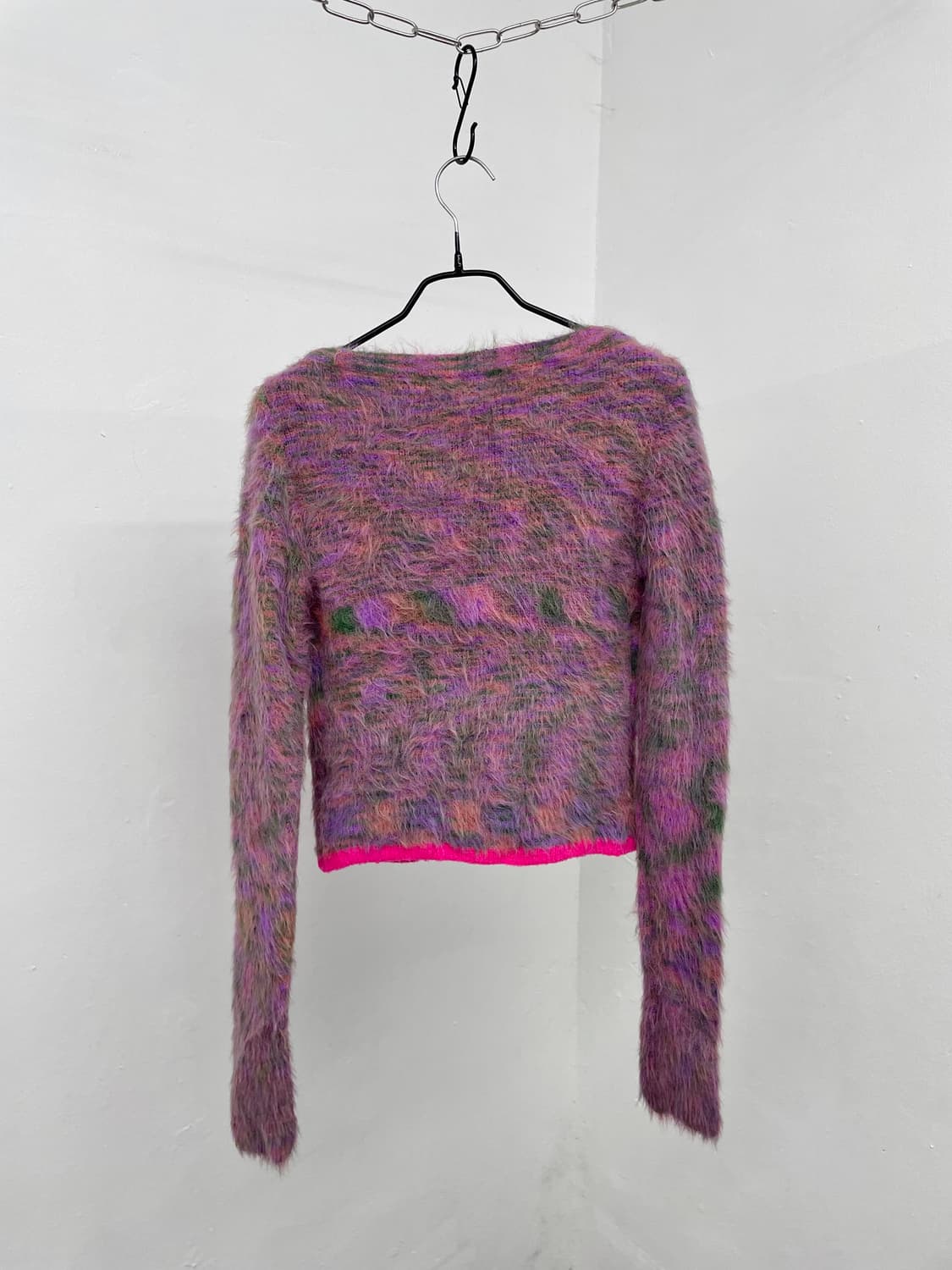 앤더슨벨 헤어리 버튼 가디건  상품이미지7