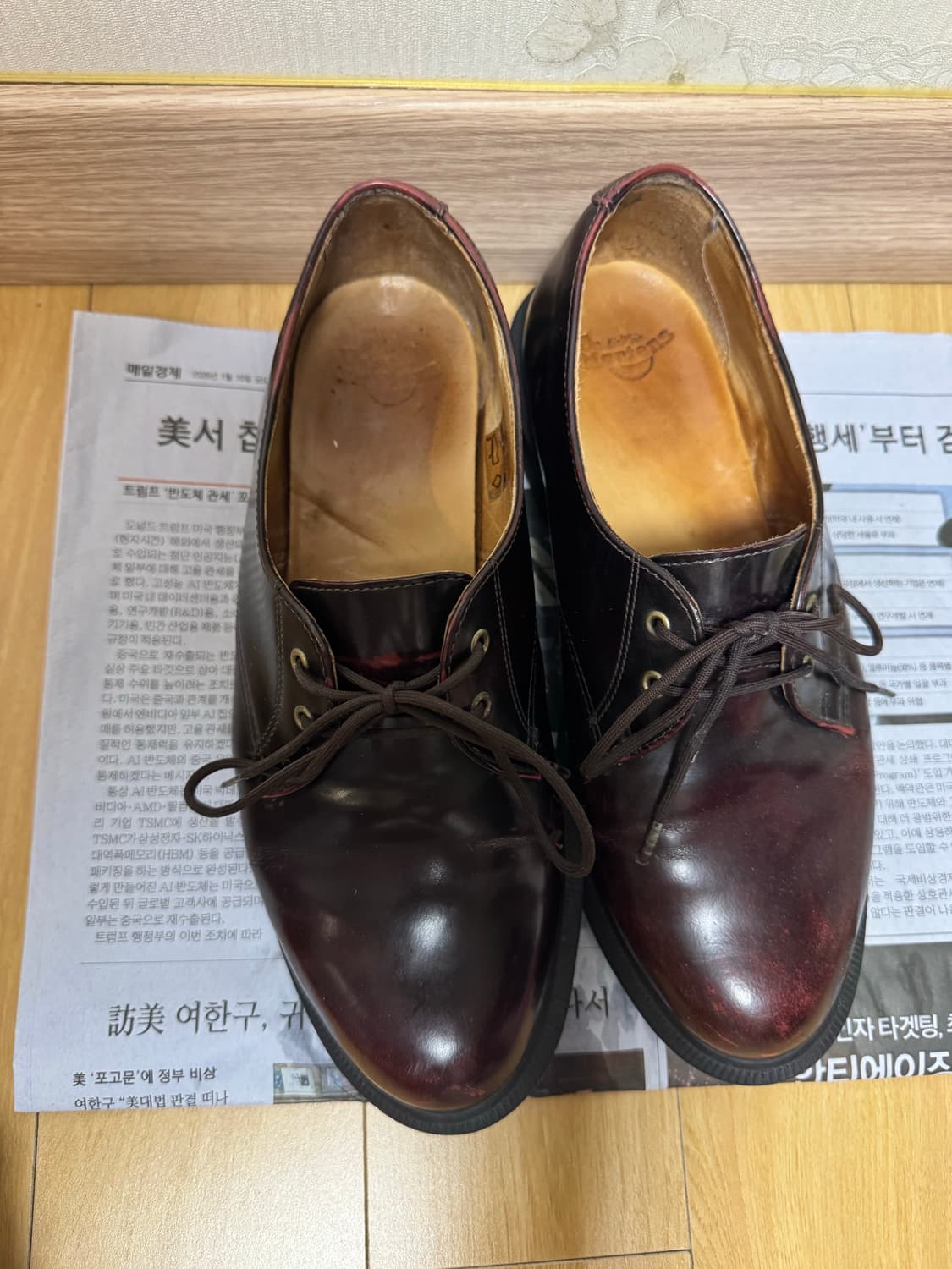 닥터마틴 브룩 uk7 버건디 상품이미지2