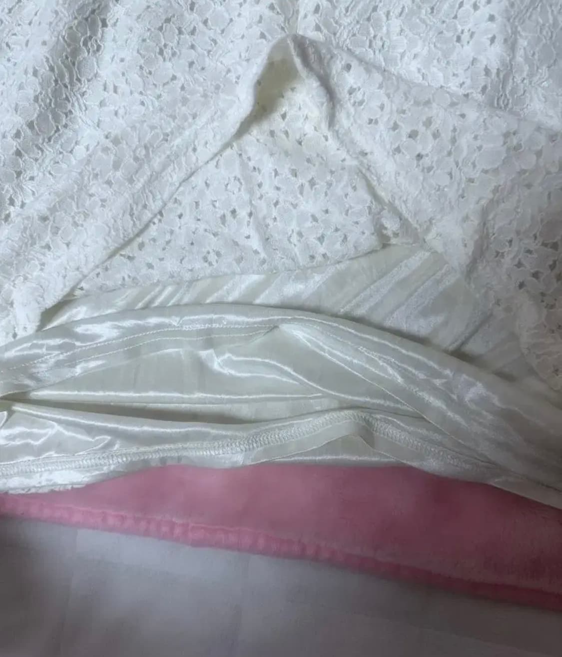 빈티지 로걀 레이스 슬리브리스 나시 슬립 리즈리사 상품이미지3