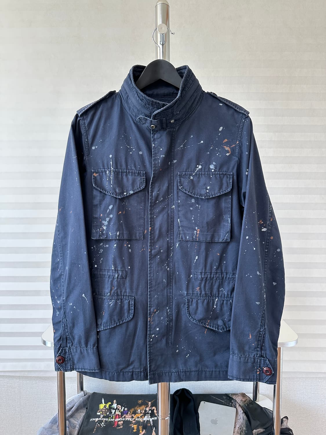 BEAMS Paint Splatter Field Jacket 상품이미지1