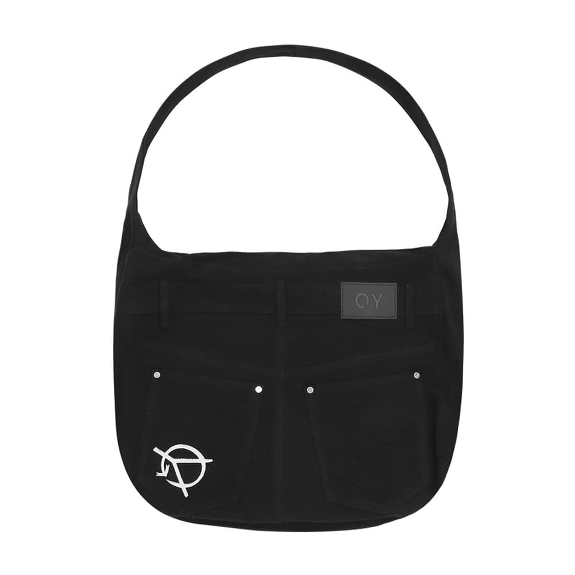 오와이 OY 팬츠 포켓 로고 크로스 백 가방 블랙 상품이미지1