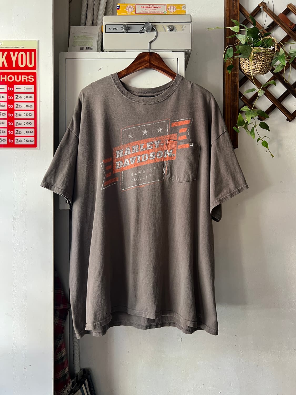 [2XL]할리데이비슨 USA 플로리다 챕터 포켓 프린팅 티셔츠 상품이미지5