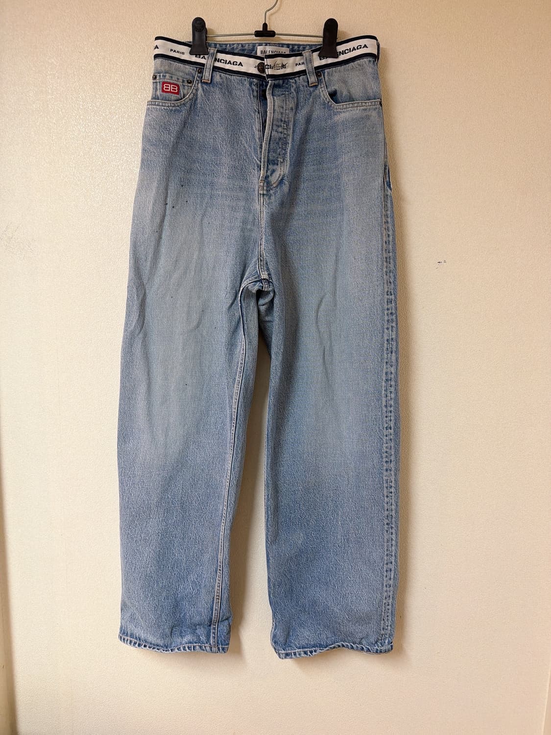 발렌시아가 데님 xs 연청 청바지 상품이미지1