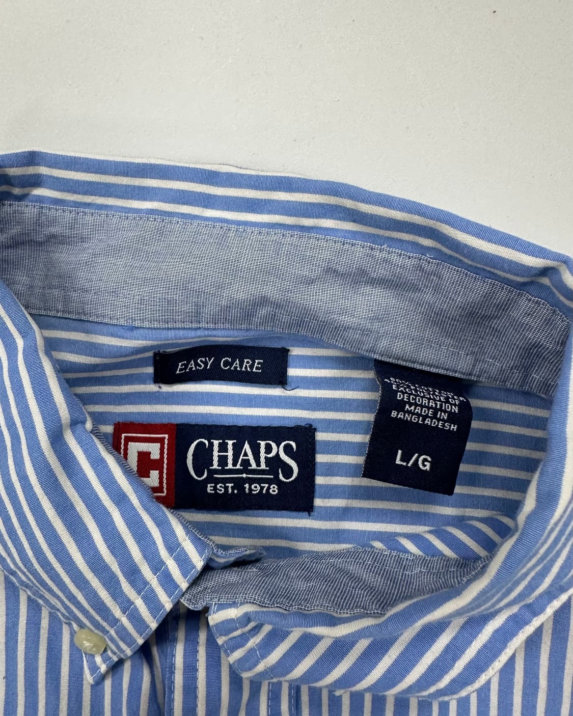 (L)CHAPS 랄프로렌 스트라이프셔츠-M1672 상품이미지4