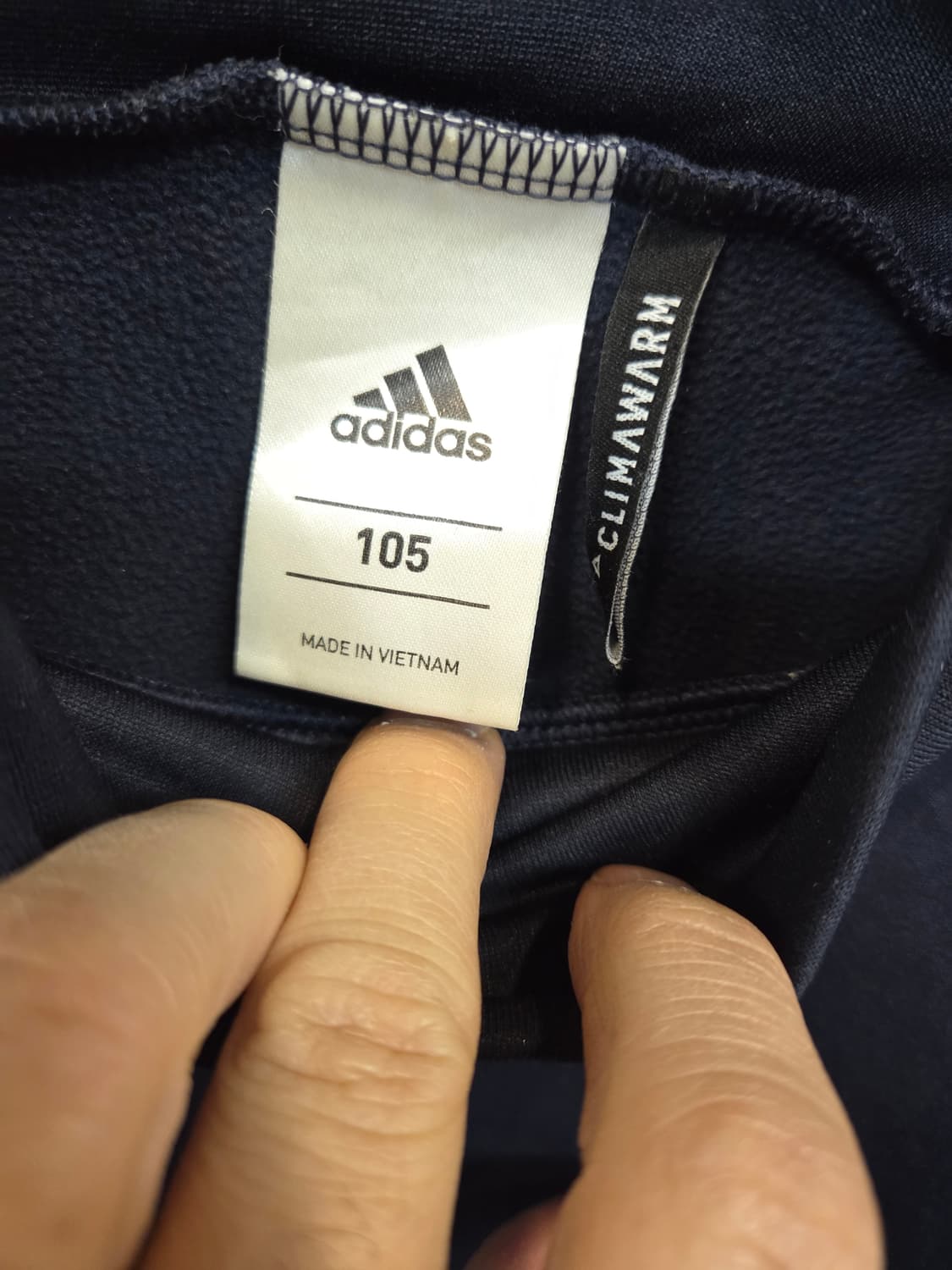 아디다스 티로 안감기모 하이넥 방풍 기능성 삼선 긴팔 105 상품이미지3