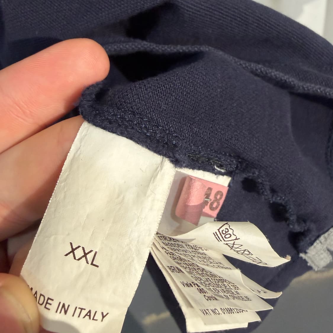 (110) 브루넬로 쿠치넬리 로고 코튼 카라티 XXL 상품이미지6