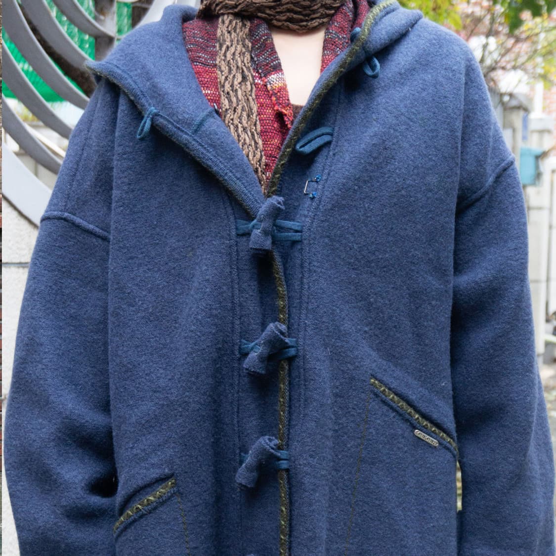 푸른숲 네이비 더플 코트 상품이미지10