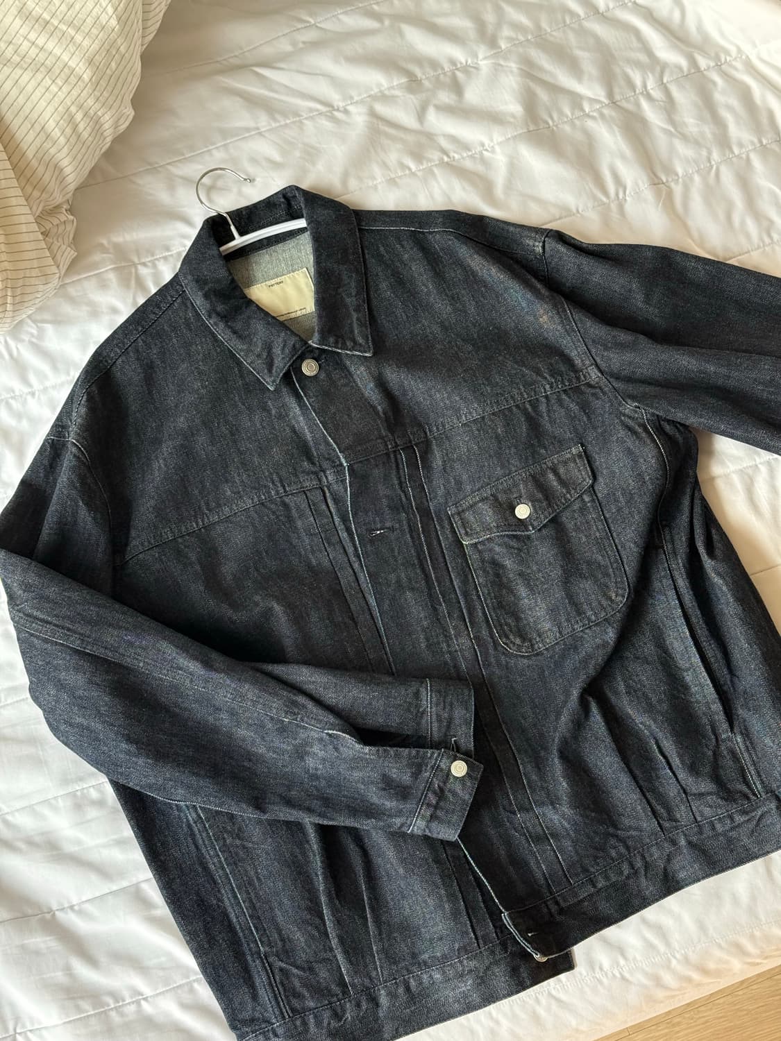 포터리 데님 트러커 자켓 타입1 블루 4사이즈 상품이미지2