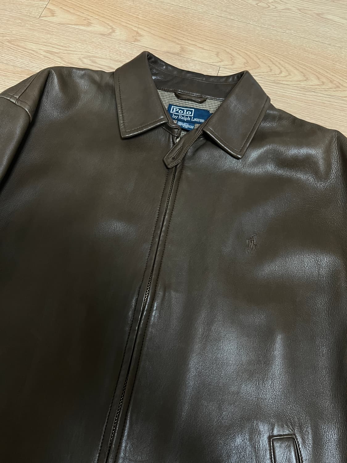 폴로 랄프로렌 맥스웰 램스킨 레더 자켓 M 상품이미지2