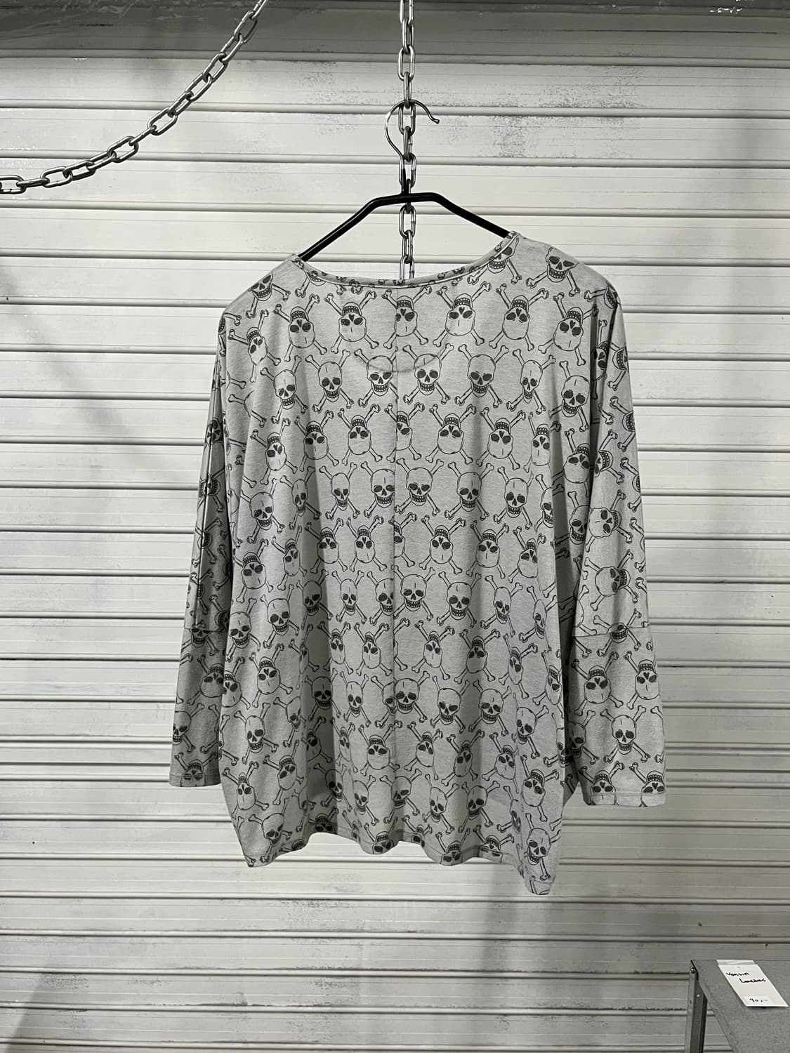 Moussy skull long tee 상품이미지4
