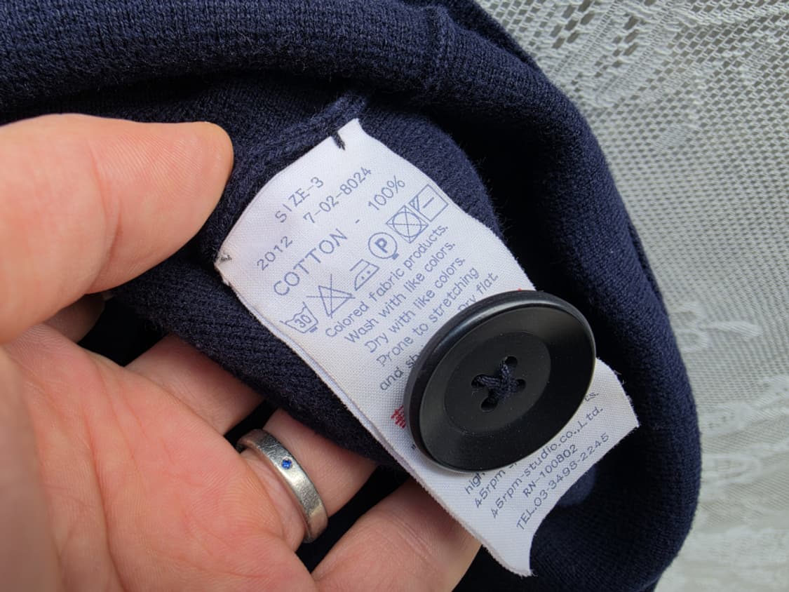 45rpm 인디고 코튼 더플 상품이미지6