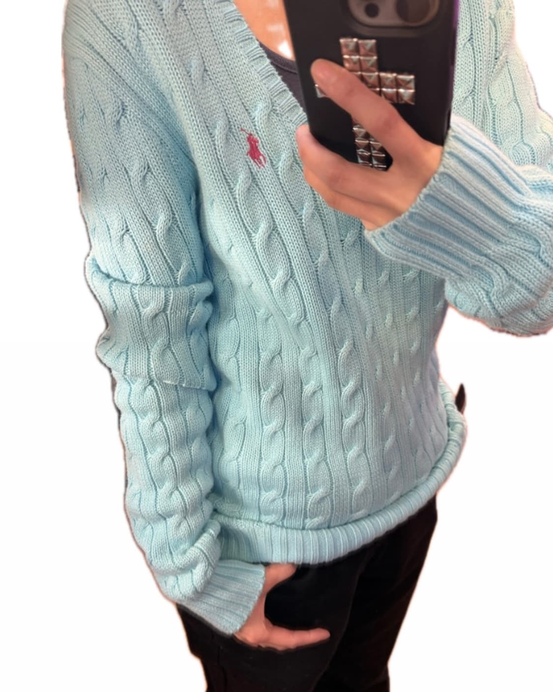  폴로랄프로렌 하늘 니트 상품이미지2