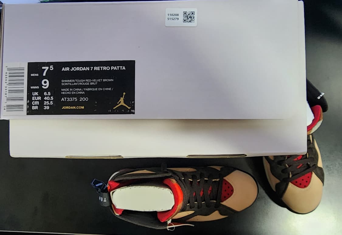 [255] 나이키 조던7 파타 레트로 쉼머 상품이미지2