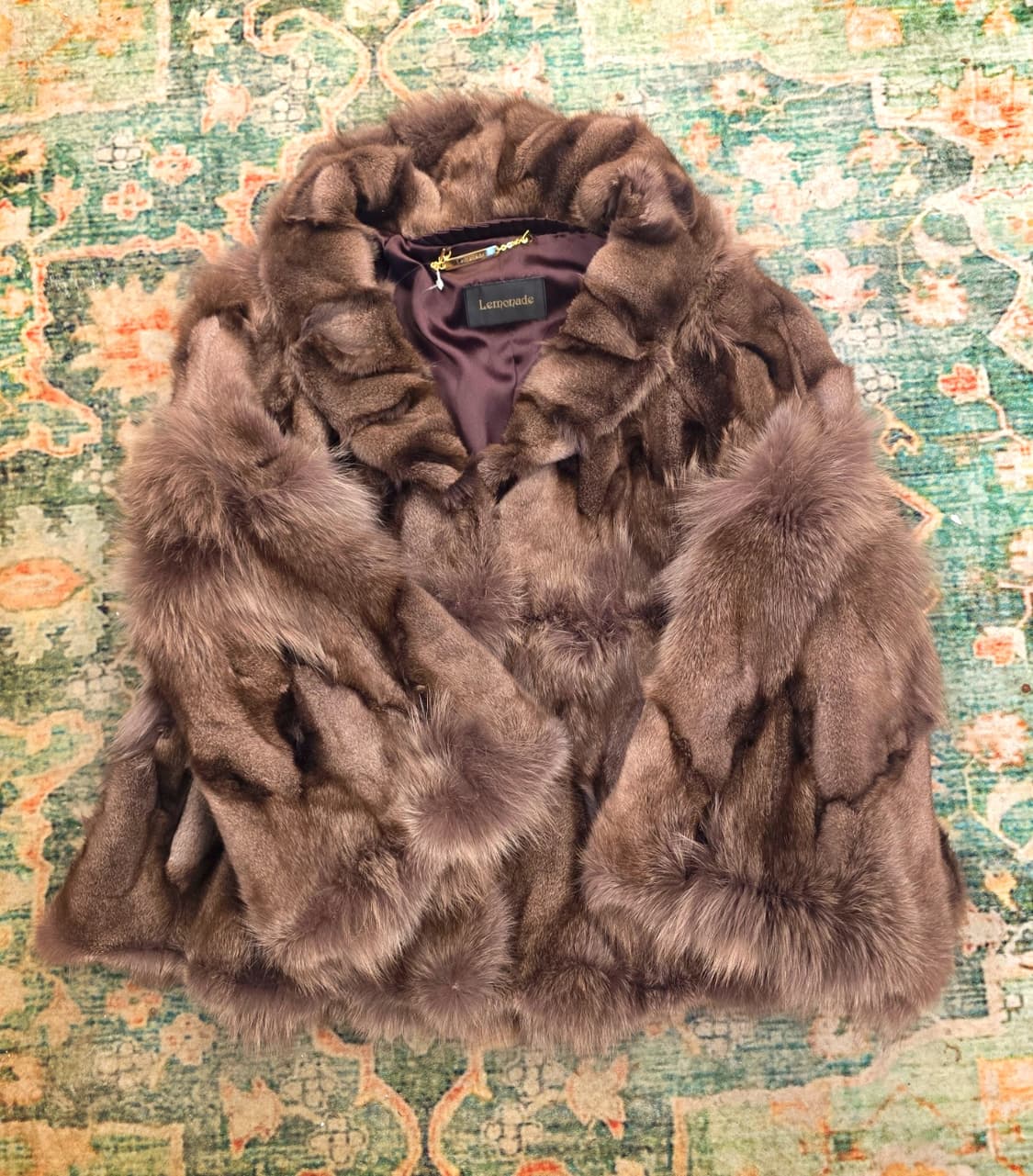 Lernenade 러시아 세이블 담비 밍크 모피 자켓 상품이미지7