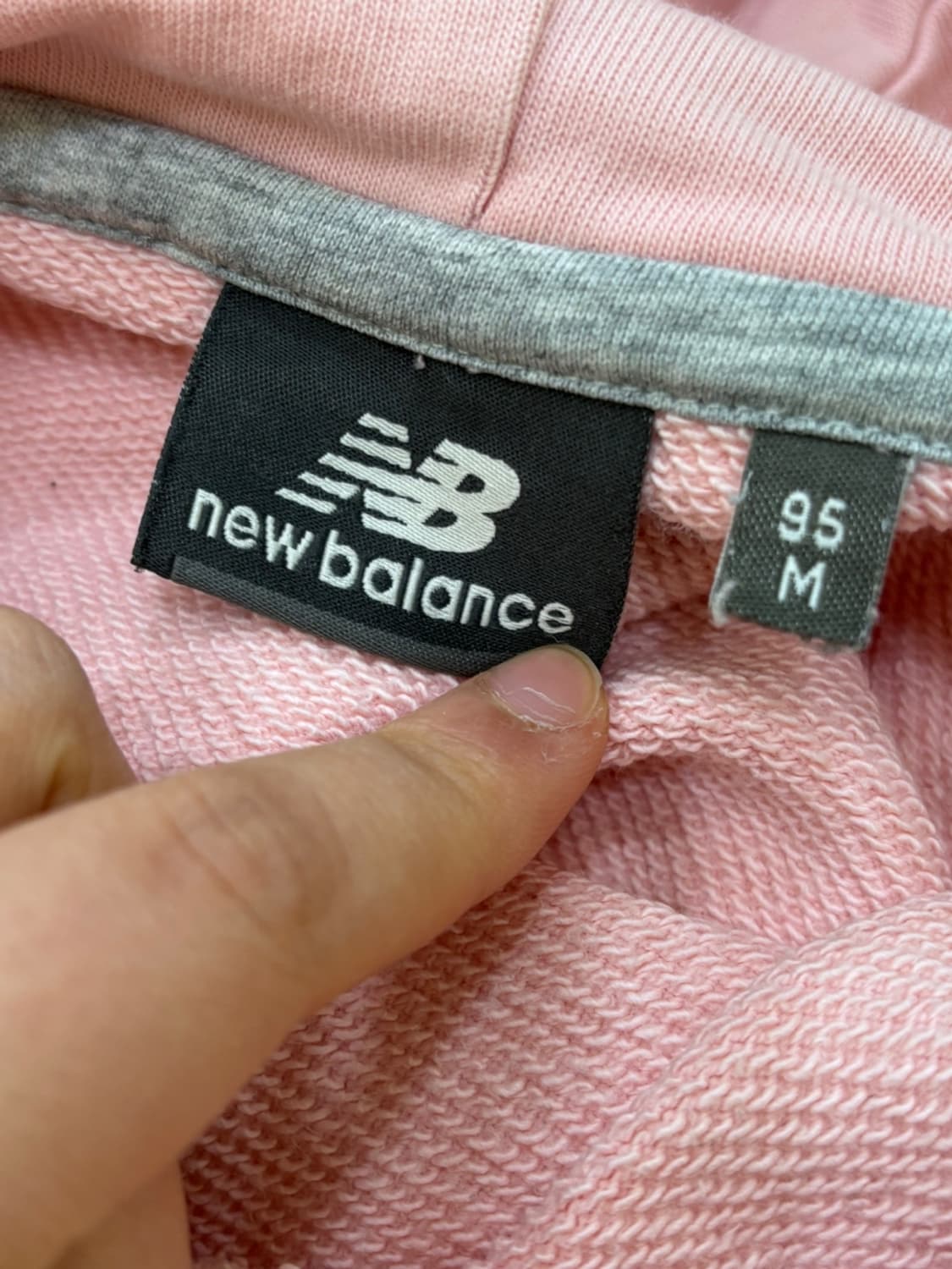 95/M 뉴발란스 스몰로고 후드 티셔츠 0306E 상품이미지3