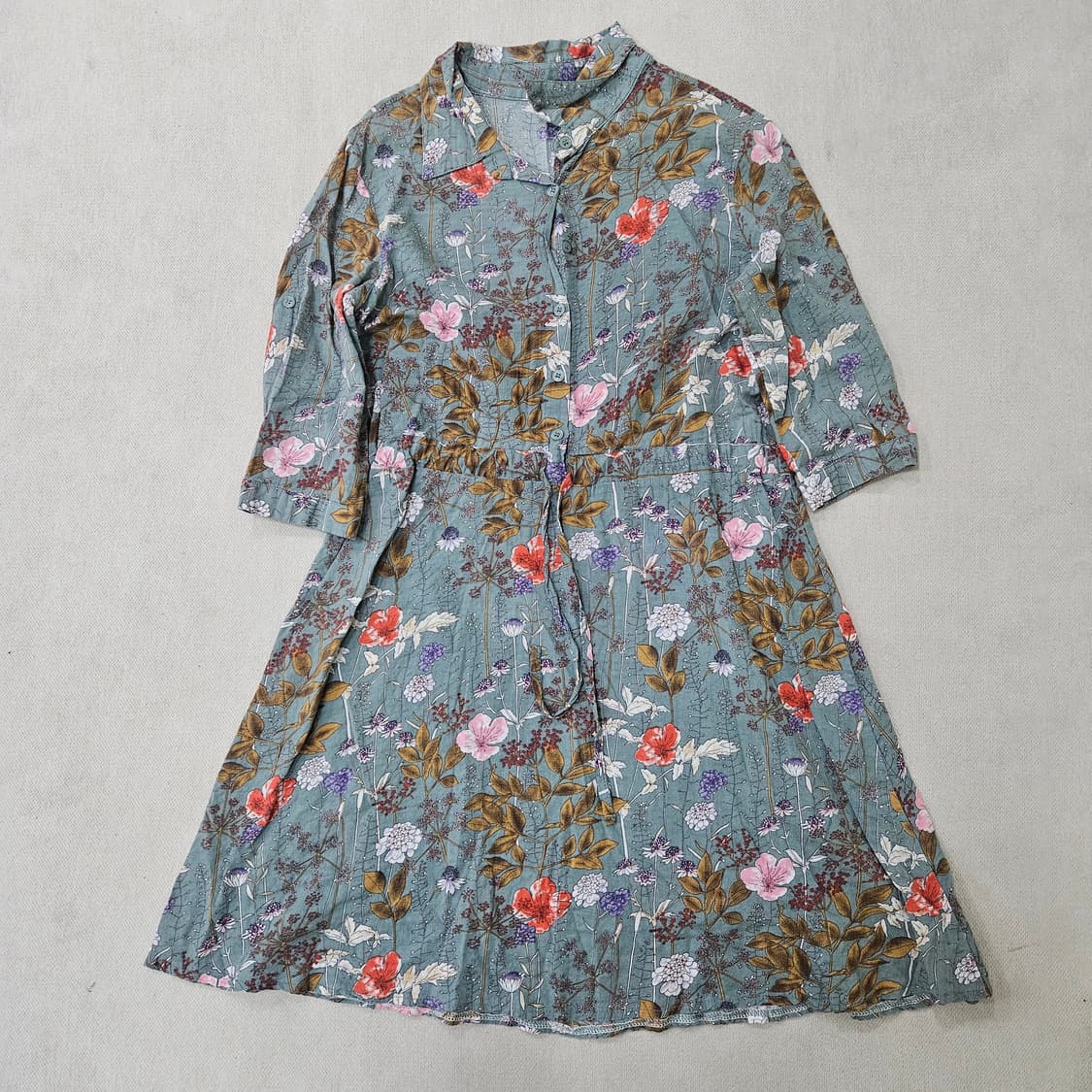 F N.BY  꽃무늬 셔츠 원피스 0402Y 상품이미지1